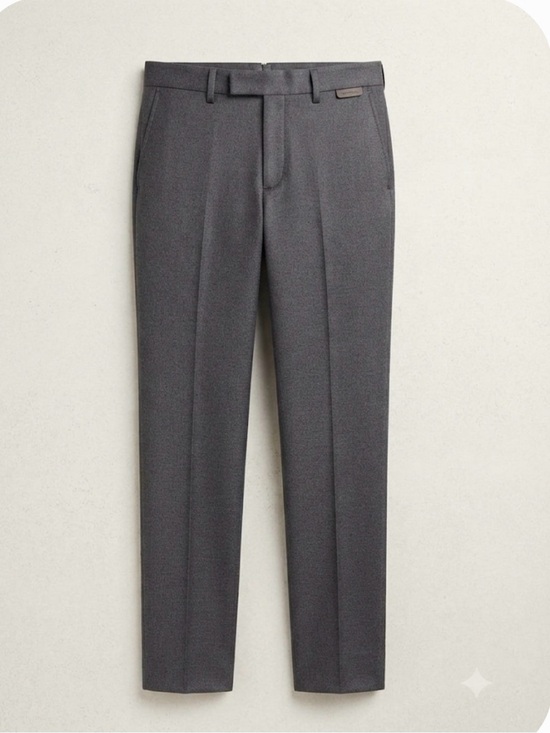 Rafaella Pants - Rafaella Women's Gray Straight Leg Pants